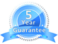 5 year guarantee